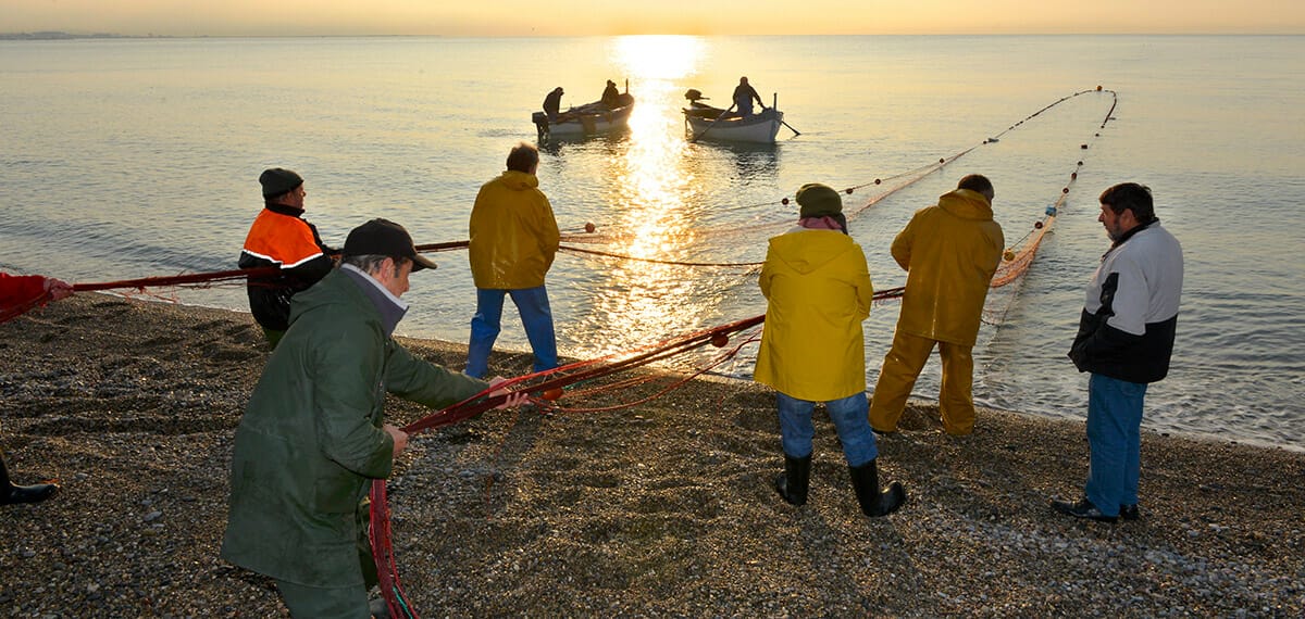 Pêche traditionnelle au Cros-de-Cagnes