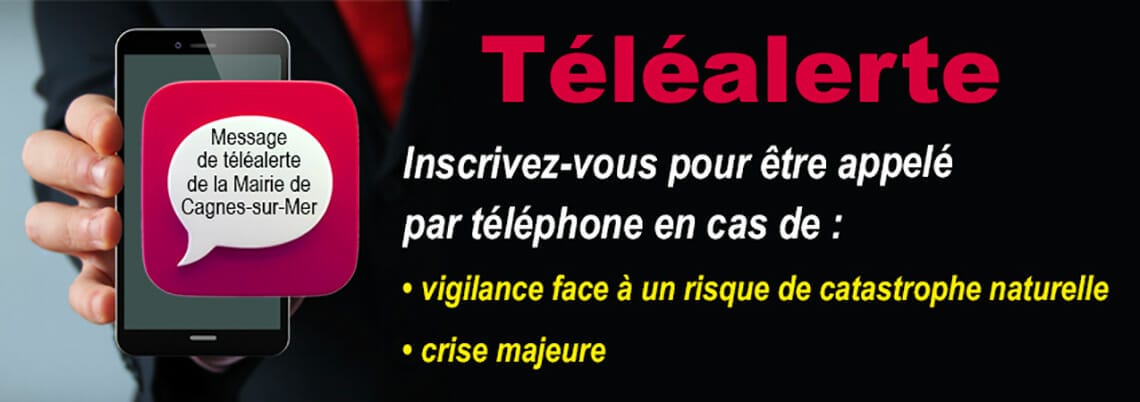 service télé-alerte de Cagnes-sur-Mer