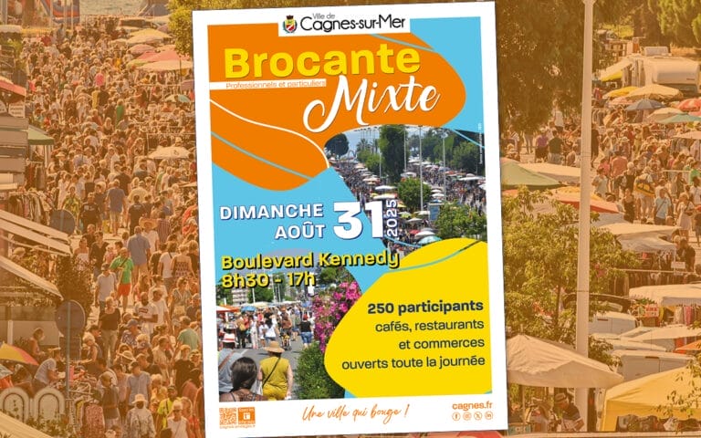 Brocante mixte sur le Boulevard Kennedy